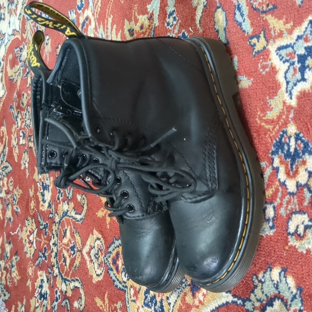 Dr. Martens 1460 T Black Lace-Up Boots Toddler Size 10